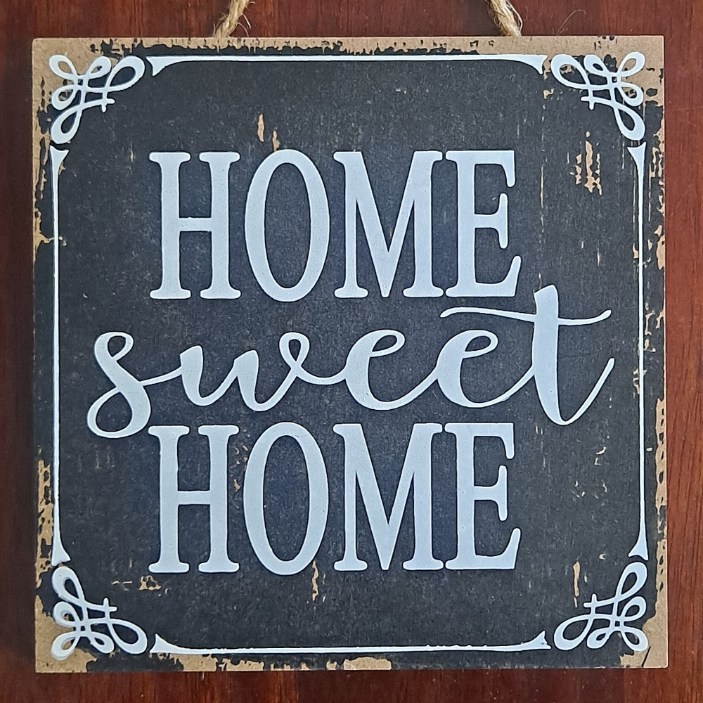 Home Sweet Home Rustic Wooden Sign